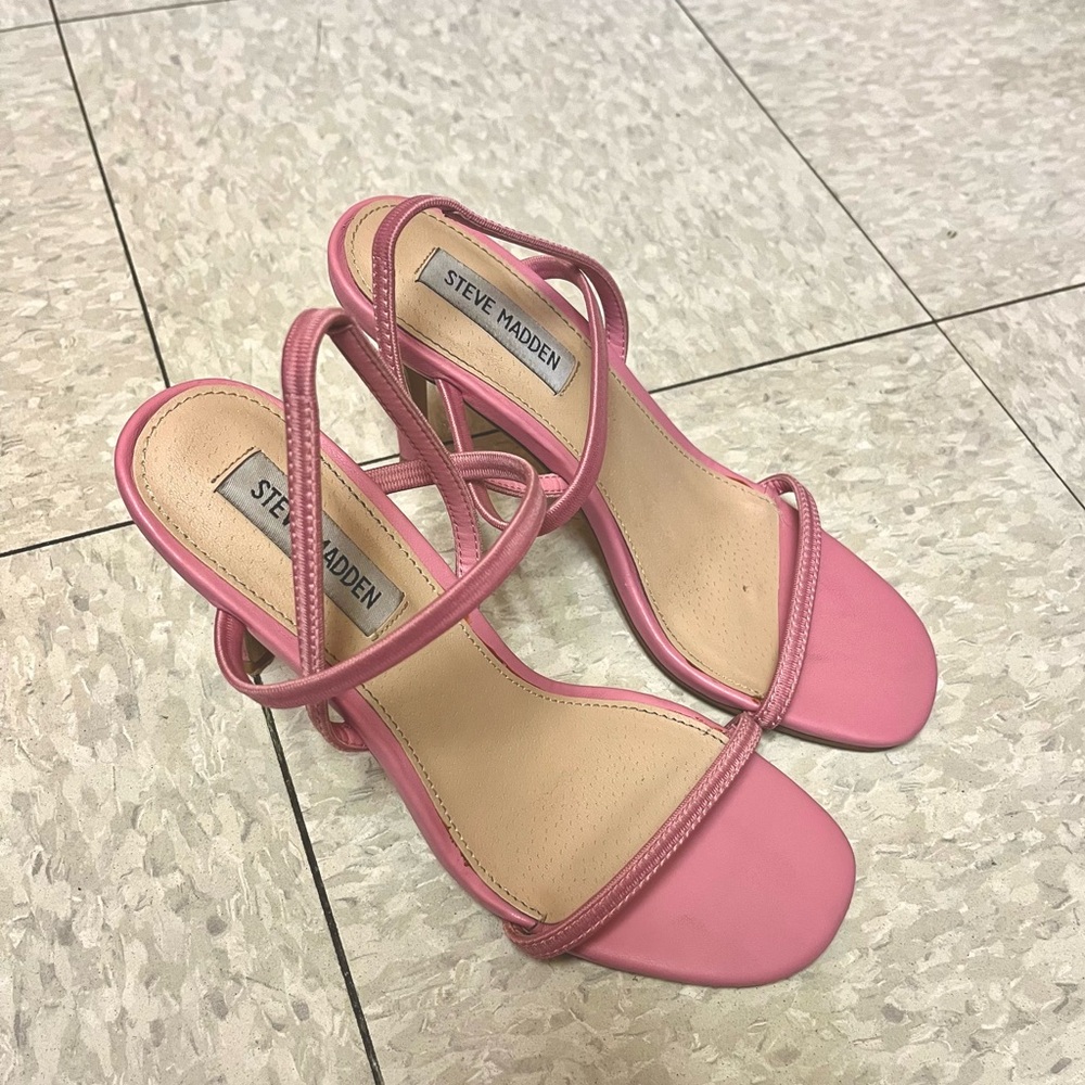 Steve Madden Strappy Pink Heels